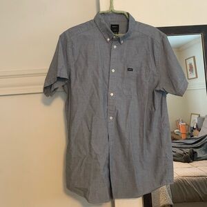 NEW Men's RVCA Short Sleeve Button Down